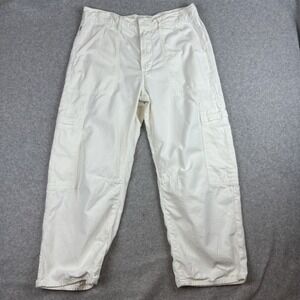 CITIZENS OF HUMANITY Marcelle Low Slung Easy Cargo PASHMINA Womens SZ 32 Ivory